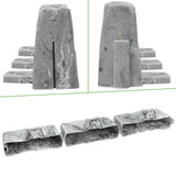 Landscape Edging Garden Edging Border Faux Stone Edging,17FT x 2.75 in Tall