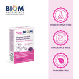 3 Pack VagiBiom Lactobacillus Suppository: Microbiome Flora balance and Odor Control Regimen; Balance and Nourishes Healthy Flora; Paraben-Free Preservative-Free