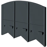 60' Choppers Heavy-Duty Hammer-in Edging - Corner and T Connectors Included - Black