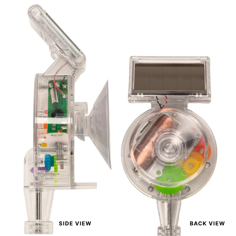 Kikkerland Solar Powered Rainbow Maker – Prism Suncatcher, Fun Home Window Decor – Unique Gift for Christmas & Birthdays – Single Crystal