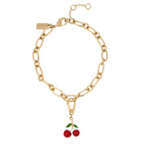 COACH Collectible Cherry Charm Gold One Size