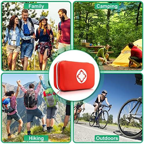 Car First Aid Kits 275Pcs Survival Gear Home Travel Size Small Emergency Kit Tactical Hiking EVA Camping Essentials Backpack Sports Office Boat Urgent Accident