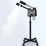 FLOLXNB Professional Facial Steamer, 2 in 1 Facial Steamer, Esthetician Steamer with Hot&Cold Nozzle,Digital Face Steamer for Home Beauty Salon Spa
