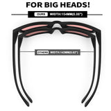 MAXJULI XXL FL-41 Rose Blue Light Blocking Glasses for Photophobia Light Sensitivity,for Computer Gaming, Screen Fatigue & UV Protection 8228 (Black/FL-41 Rose)