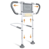 easymake Bed Rails for Elderly Adults Safety: Adjustable Bedside Assist Rails with Storage Pockets, Non-Slip Handles, Sensor Night Light, 400LB Gravity Capacity