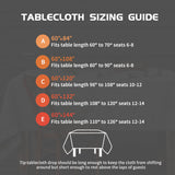 EVERLY 100% Pure Linen Rectangle Tablecloth 84Lx60W Inches for Dining,Weddings and Restaurants,Decorative Halloween,Thanksgiving,Christmas Table Cloth Machine Washable Tablecloths-Natural Linen