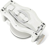 Beautiful Rotating Belgian Waffle Maker, White Icing by Drew Barrymore Makes 1-Inch Thick Waffles, Stainless Steel (White Icing)