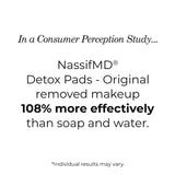NassifMD Detox Pads Facial Radiance Pads, Glycolic Acid Pads, Face Exfoliating Pads Salicylic Acid Wipes, Facial Scrub Pads, BHA AHA Pads, Resurfacing Pads for Face (60 Count)