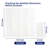JOLLY CHEF 200 Pack Bathroom Paper Napkins Disposable Guests Hand Towels