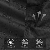 Ourcan Rain Pants Women Waterproof Pants Lightweight Breathable Hiking Cycling Outdoor with Pocket