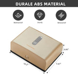 Paper Towel Dispensers Wall Mount: Multifold Z-Fold Paper Towel Holder, No Drilling Install, Compact Hand Towel Dispenser for Home Bathroom, Restroom, Office, Gold