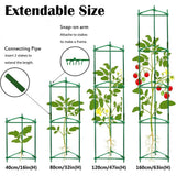 Orgrimmar 4 Pack Tomato Trellis & Cages, Plant Support Stakes for Outdoor Vertical Garden, Climbing Plants, Vegetables, Tomatoes, Cucumbers