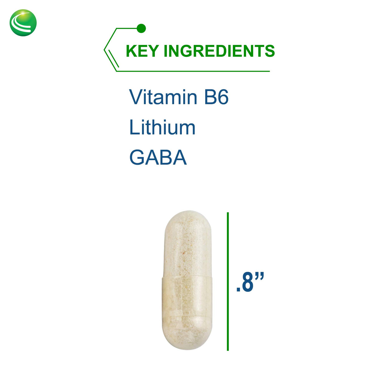 Nutra Biogenesis Stress Factors - GABA Supplements for Women & Men, L Theanine Calm Relaxation Support for Adults, 100mg L-Theanine & 25mg GABA Per Pill - 60 Veggie Capsules