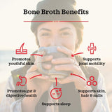 Beef Bone Broth Soup by Kettle and Fire, Pack of 4, Keto Diet, Paleo Friendly, Whole 30 Approved, Gluten Free, with Collagen, 10g of protein, 16.9 fl oz (Packaging May Vary)