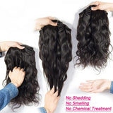 Body Wave Bundles with Closure Human Hair 16 18 20+14 Inch Human Hair Bundles with Closure 100% Brazilian Virgin Body Wave 3 Bundles Human Hair with 4x4 Lace Closure Natural Black