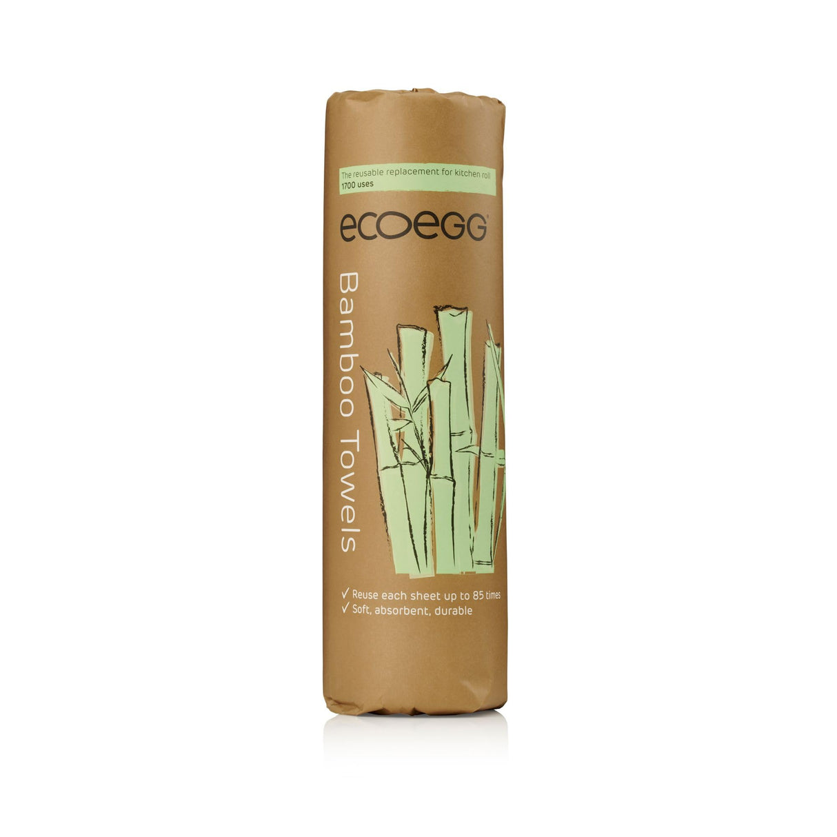 Ecoegg Re-Usable Bamboo Towels, White by Ecoegg