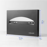Toilet Seat Cover Dispenser Wall Mounted Stainless Steel Matte Black