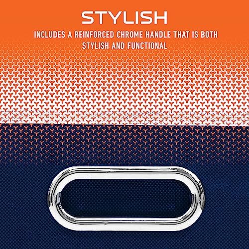 Franklin Sports NCAA College Team Fabric Storage Cubes Made to Fit Storage Bin Organizers