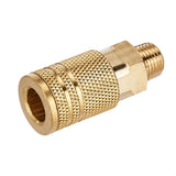 Amazon Basics Quick Connect Brass Air Coupler and Plug Kit, 1/4-Inch NPT Fittings, Air Compressor Accessories, 14 Count