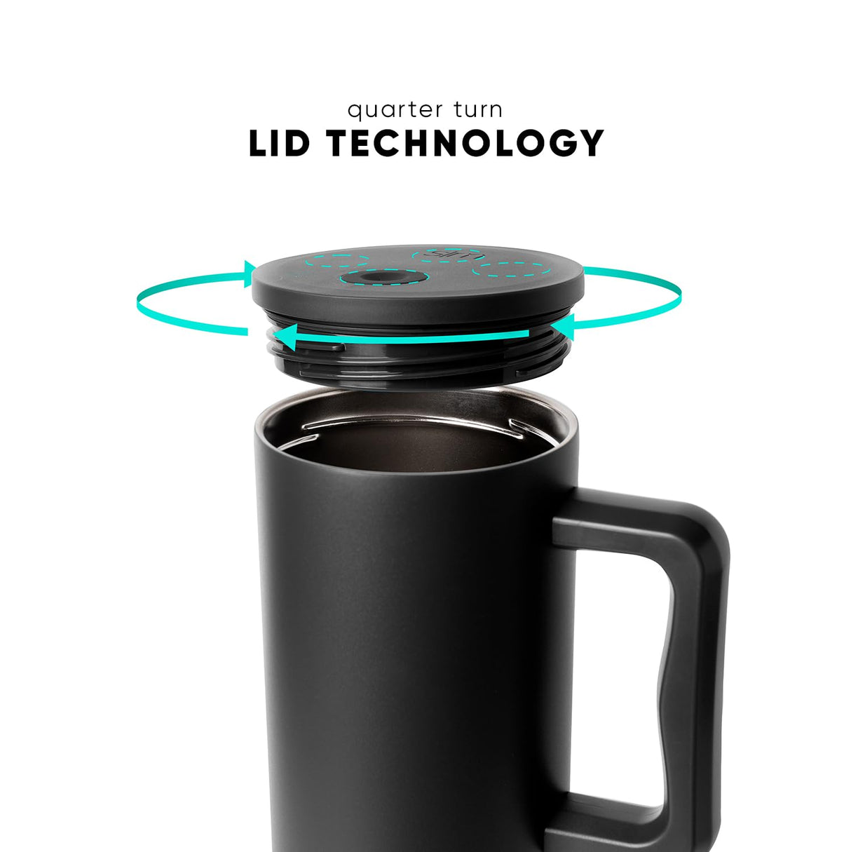 Simple Modern Halloween 40 oz Trek Tumbler with Handle and Straw Lid | Nightmare Before Christmas Cup Holder Friendly Insulated Stainless Steel Travel Mug | Skellington Head