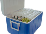 FlexiFreeze Refreezable Ice Sheets 4 Pack – Reusable Ice Packs for Coolers & Lunch Boxes (44 Cubes)