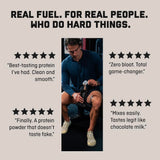 Jocko Fuel Mölk Whey Protein Powder 22g Low Sugar Monk Fruit Blend - Muscle Recovery & Growth, Packaging May Vary (31 Servings, Chocolate Peanut Butter)