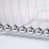 CERROPI Newtons Cradle Pendulum with 7 Balls, Classic Swing Newton Balance Ball, 30+ Sec Swingtime, Science Physics Gadget, Desk Toys & Office Gadgets for Desk Decorations