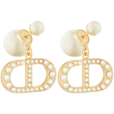 Merlinae 18K Gold Plated Copper Pearl Earrings Non-Allergenic Birthday Gift Baroque Exquisite Jewelry Shining And lustrous Earrings For Women