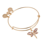 Alex and Ani Crystal Dragonfly Bangle