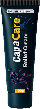 Original Capacare Neuropathy Relief Cream, Neurosoothe Formula Nerve Cream, Contains Capsaicin, Arnica, Menthol, Msm, and Glucosamine, Suitable for Feet, Hands, Legs, Muscles, Joints and Waist 100g