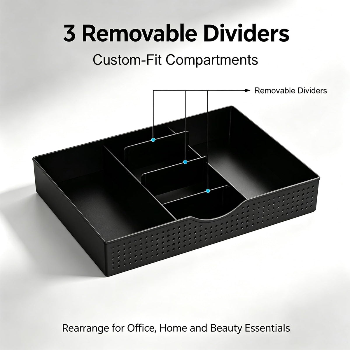 gianotter Dual Monitor Stand Riser With Drawer and 2 Pen Holders