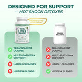 Vital Liver Support New Formula Liver Supplement and Liver Vitamin – 9-in-1 Liver Health Formula,Cleanse & Repair Formula with Organic Milk Thistle Supports Liver Health Cleanse