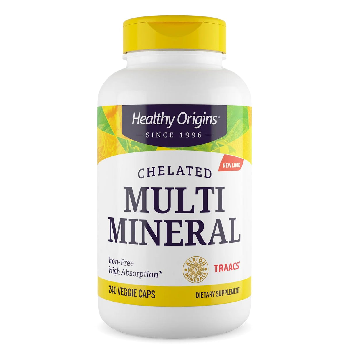 Healthy Origins Chelated Multi Mineral (Albion Minerals, Bioavailable, Non-GMO, Gluten Free), 240 Veggie Caps