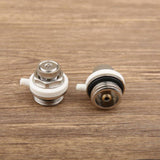 URPIZY 1/2 for BSP Automatic Air Vent Auto Cut-Off Self Bleeding Radiator Valve,Automatic Bleed Valve for Radiators, Automatic Bleed Valve for Heating (2PCS)