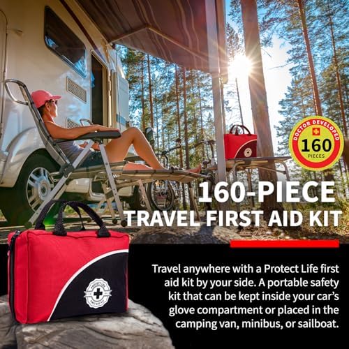 Protect Life Survival First Aid Kit for Home/Business, Camping Survival Kits
