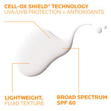La Roche-Posay Anthelios Ultra Light Fluid Sunscreen for Face SPF 60, 1.7oz