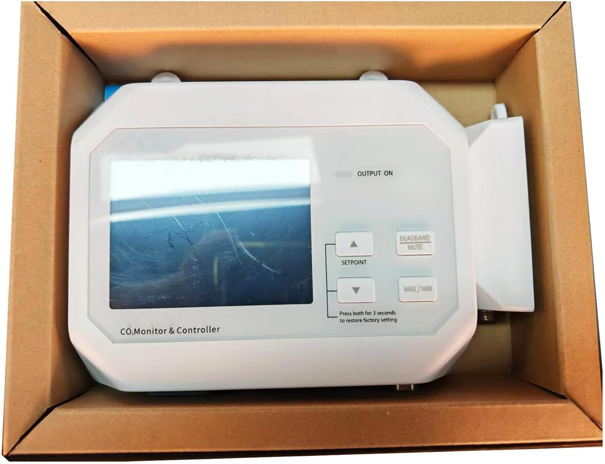YFYIQI Wall Mount CO2 Monitors Smart CO2 Monitor with CO2 Display Reso ...
