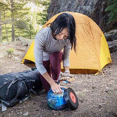 Canister for Backpacking. 4 Sizes: BV500, BV475, BV450, BV425. Bear-Resistant Food Container for Camping, Hiking, Fishing, Hunting, Bikepacking. BearVault is Bear Safe!