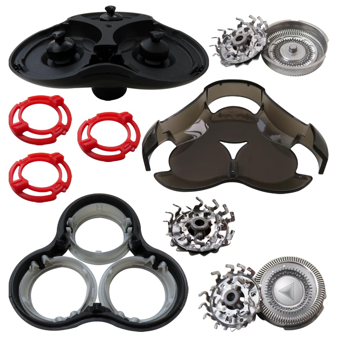 3 Pieces Replacement Shaving Head for Philips Norelco SH90/62 Series 9000 Series 8000 SensoTouch 3D S9721 S8950 S9000 S9311 S9321 S9511 S9531