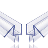 2-Pack Butecare Frameless Shower Door Bottom Seal for Glass Doors – Stop Shower Leaks and Create a Water Barrier (3/8” x 39”)