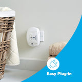 First Alert Carbon Monoxide Detector, Plug-In Alarm with Battery Backup, CO606, White, 1-Pack