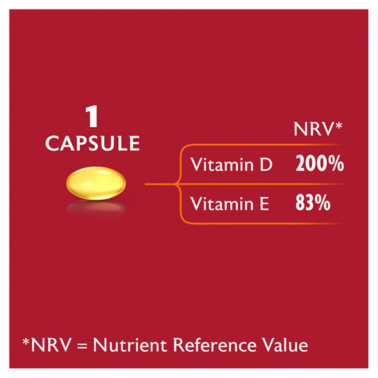 Seven Seas Cod Liver Oil High Strength With Omega 3 Plus Vitamins D & E 120 Capsules