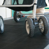 Rubber-Cal "Ramp-Cleat" Non-Slip Outdoor Rubber Mats - 1/8 in x 3 ft x 8 ft Floor Mat