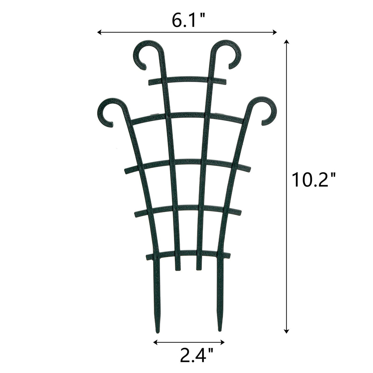 ZEAYEA 24 Pack Trellis for Potted Plants, Plastic Small Trellis for Pot, Mini Climbing Trellis Flower Pots Support for Potted Climbing Plants Vines