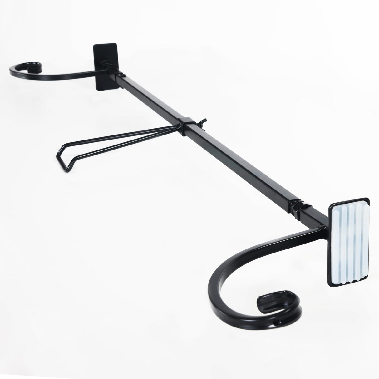 VILLAGE LIGHTING COMPANY [Front Door Garland Hanger] - Adjustable to Different Door Widths | Heavy-Duty Cast Iron | Decorative Christmas and Holiday Decor | No Nails, Screws, or Damage