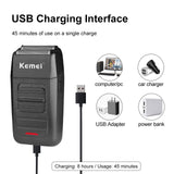 KEMEI Professional Hair Clipper, Hair Trimmer, Beard Shaver Set for Men, Electric Cordless Barber Clipper Beard Trimmer, Rechargeable Fade Clipper Haircutting Kit, KM-2299, KM-2296, KM-1102