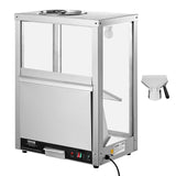 VEVOR Nacho Chip Warmer, 84.5QT Stainless Steel Machine with Warming Light, Deflection Board, for Popcorn, Potato Chips, Peanuts