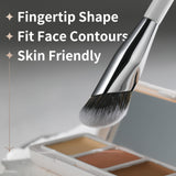 Albeaut Concealer Makeup Brushes 2 PCS Angled Brushes for Liquid, Cream, Stick Concealer Foundation Nose Contour Eyeshadow Blending(193-2pcs)