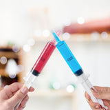 FOCUSLINE 50 Pack Jelly Shot Syringes, 1.5 OZ Capacity Plastic Shot Glasses, Durable Jelly Shot Syringes with Lid, Perfect for Halloween, Thanksgiving, Christmas