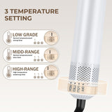 5 in 1 Blow Dryer Brush, Upgrade Hair Dryer Brush Air Curler Air Curling Wrap Styler, Detachable Hot Air Brush Negative Ion Curling Brush Iron, Hair Styling Tools for Drying Curling Straightening